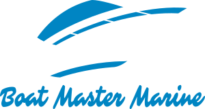 Boat Master Marine Logo Blue & White